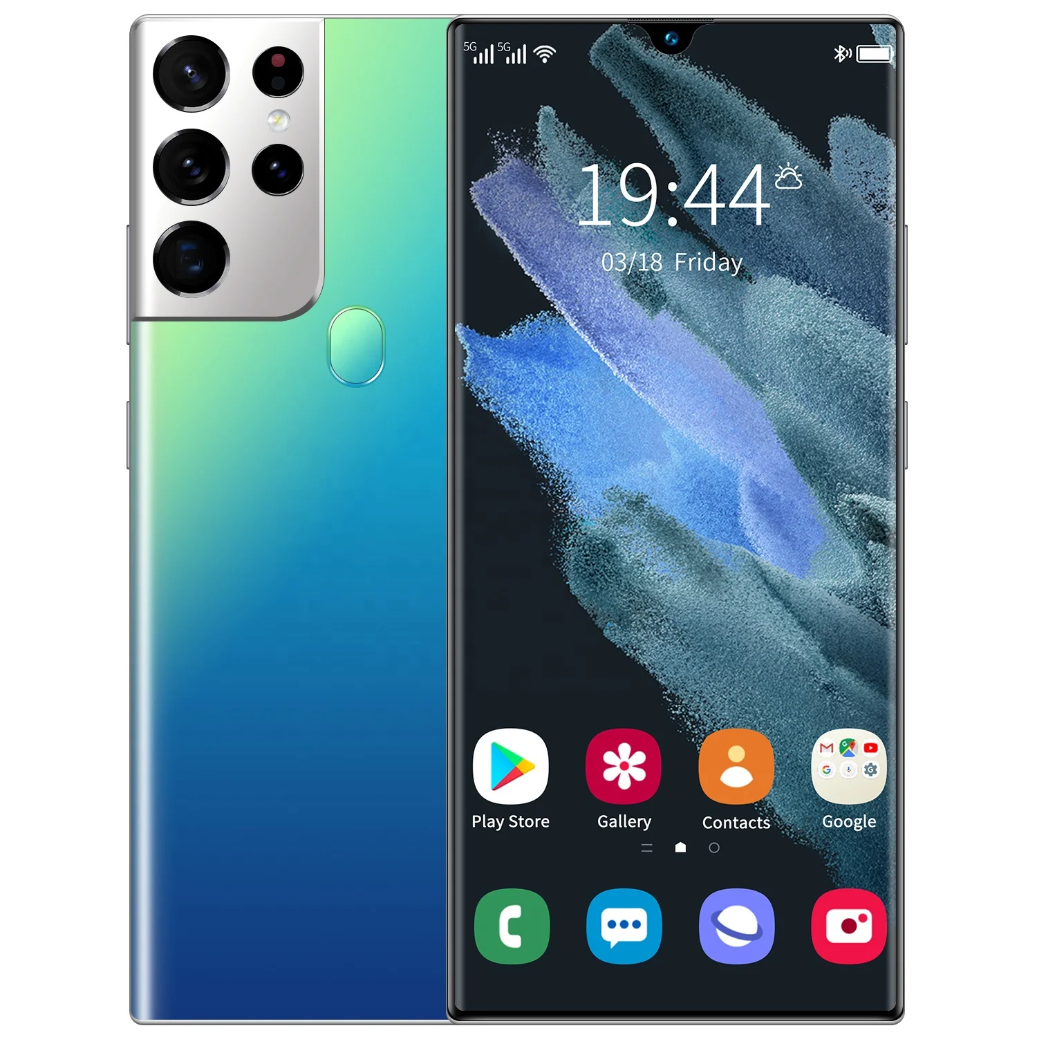 

New Arrival Smartphone S21 UItra Factory Wholesale Price Original Unlocked Dual SIM Mobile Phones With HD Curved Digging screen