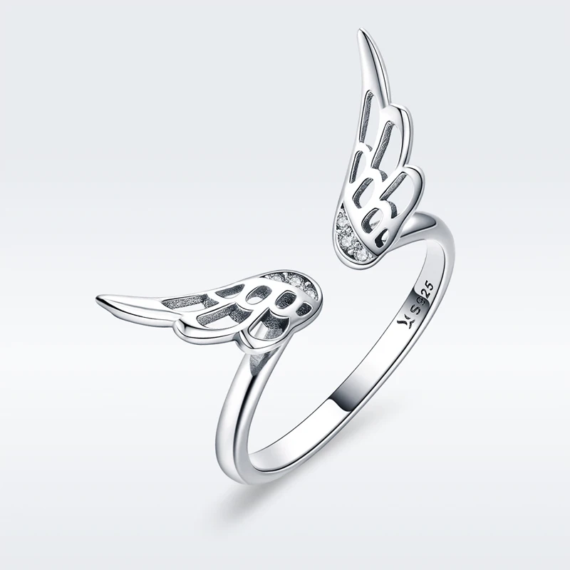

fashion 925 Sterling silver ring wings ring for women jewelry gifts