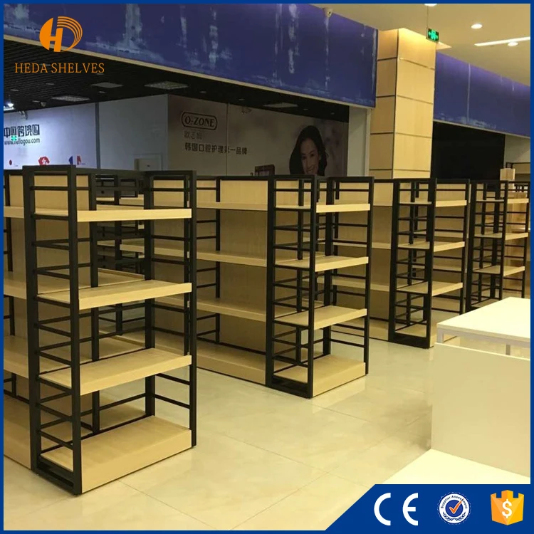 HEDA Retail Store Display Metal Shelf - Durable & Versatile