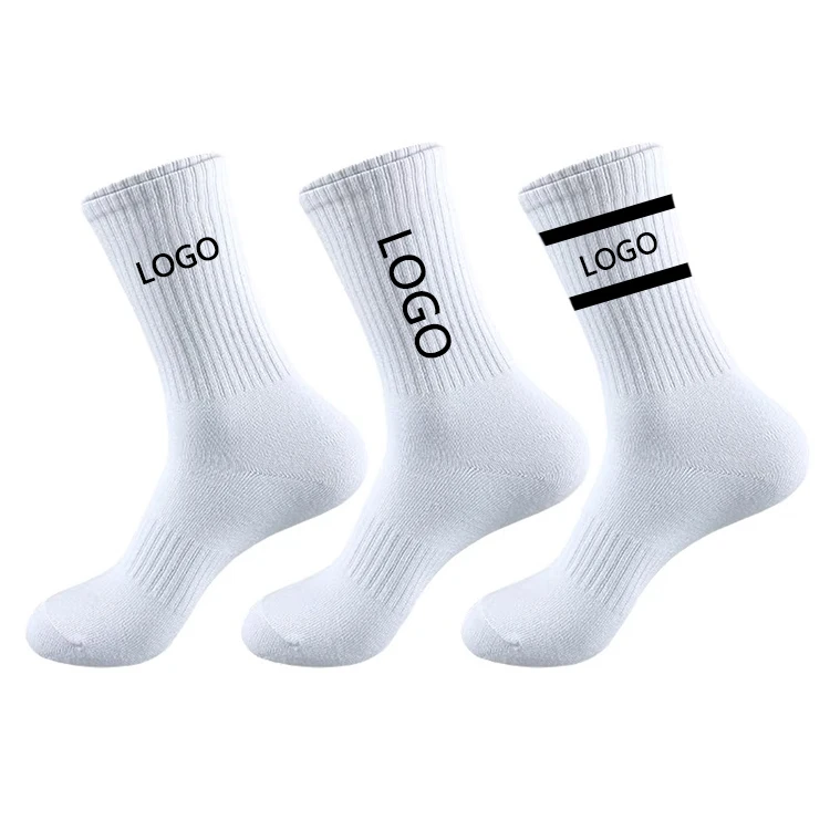 

High quality No MOQ men custom designer socks, Custom color