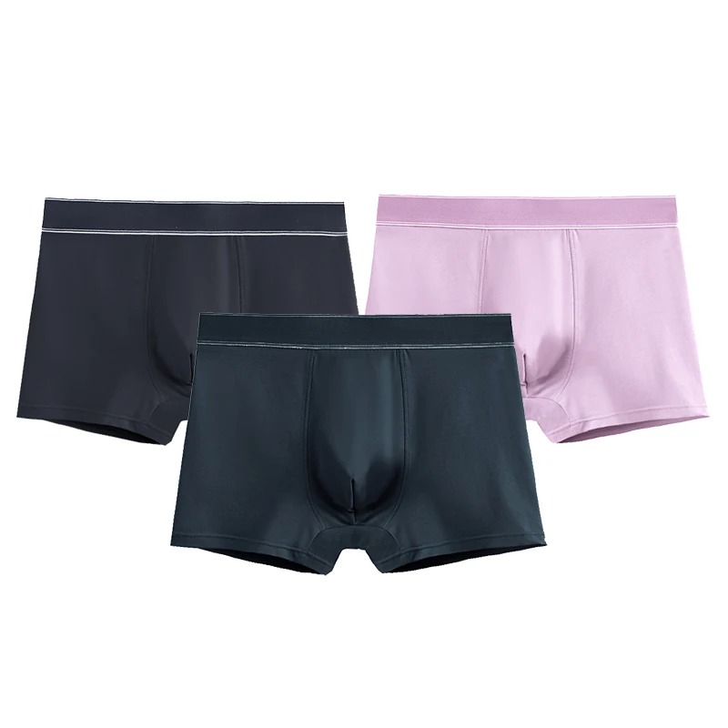 

New Breathable Honeycomb Pure Cotton Large Plain Solid Color Men Boxer Shorts Underwear