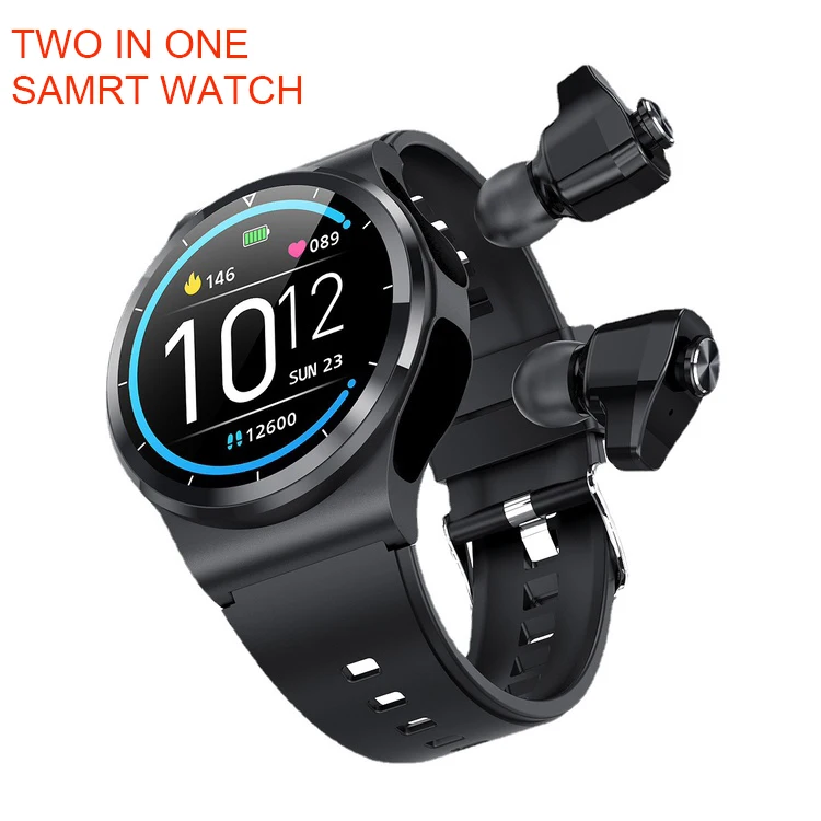 

New Arrivals Wireless Earbuds Waterproof Tws Earphone 2 In 1 Smart Watch Earphone