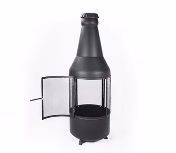 Hot 2018 Charcoal Grill India Beer Bottle Shaped Outdoor Fire Pit