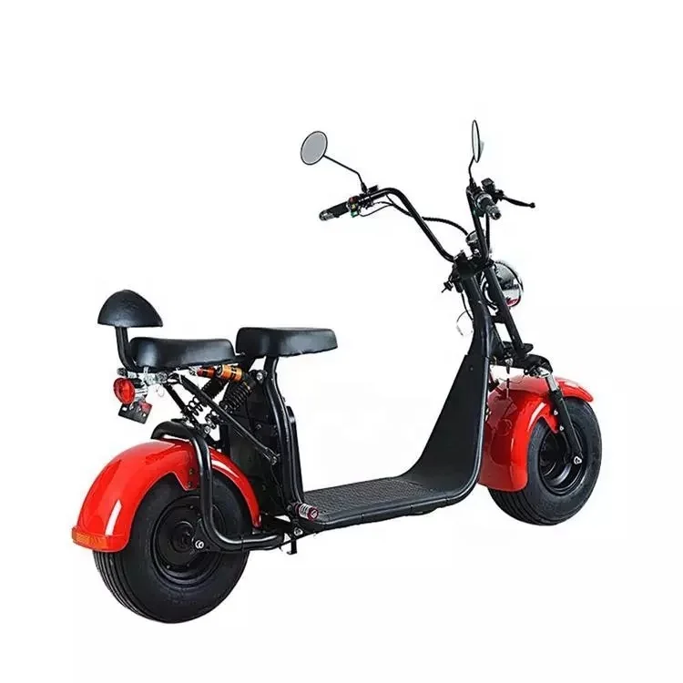 

Hot New 1500W Citycoco Scooters 18 Inch Tires Adult 2 Wheel Electric Scooter 60V 12Ah, Black