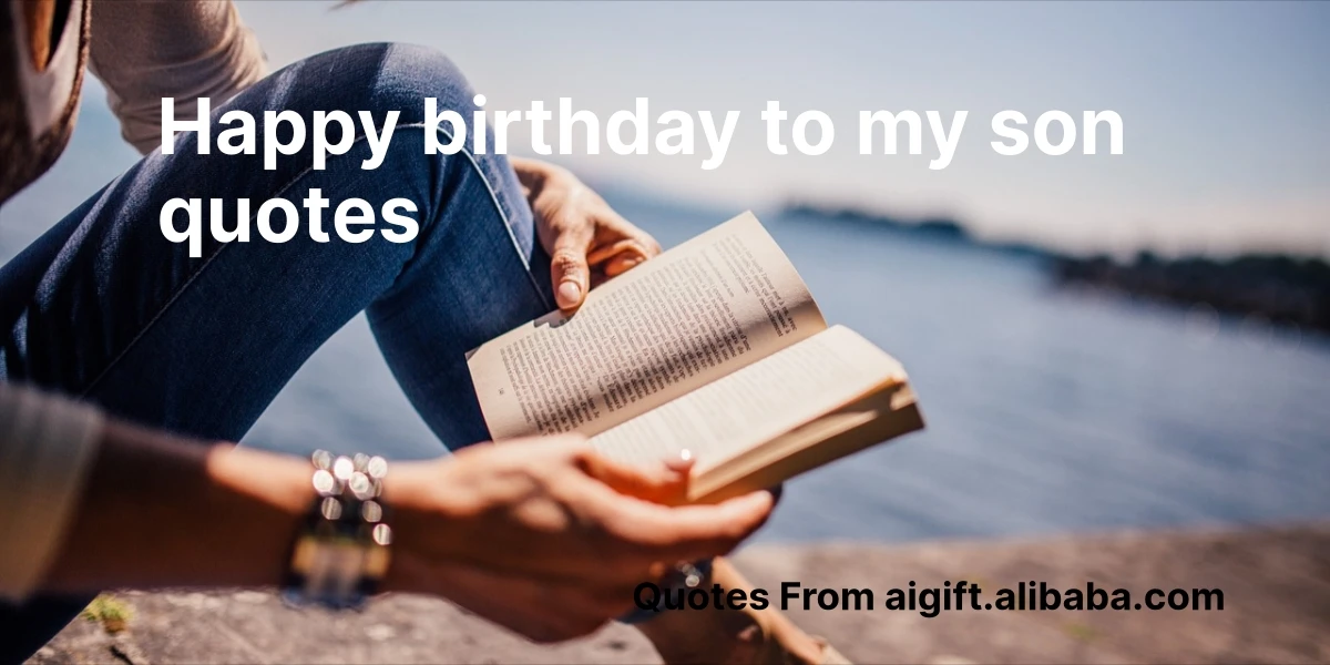 happy birthday to my son quotes