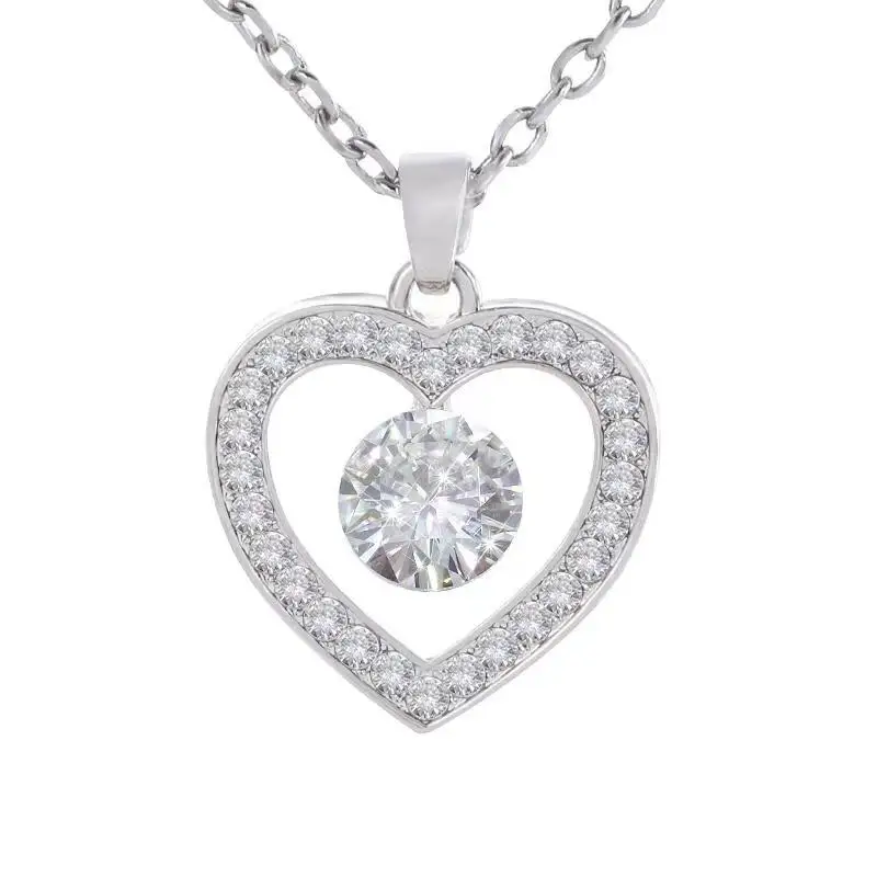 

NEW Arrival Cute Heart-Shaped Pendant heart necklace For Women Jewelry Gifts