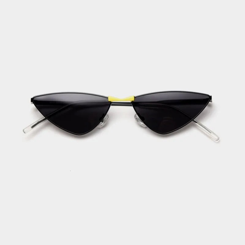 

New small frame geometric triangle polarized sunglasses male ins net red street shooting sunglasses female fashion glasses, Picture