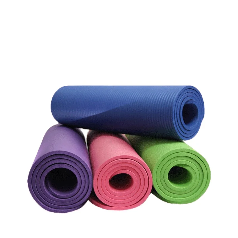 

Wholesale High Density Anti Slip 183 NBR Yoga Mat With Carrying Band, 7 color