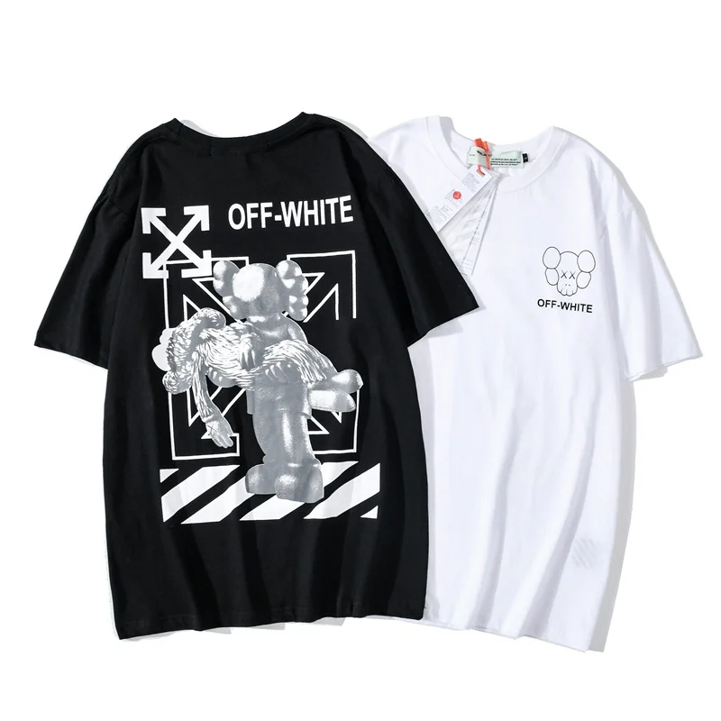

Dropshipping Wholesale Custom Cartoon 3D Print Unisex T-Short Large Size Hip Hop StreetWear Men's Short Sleeve Offwhite, Customized color