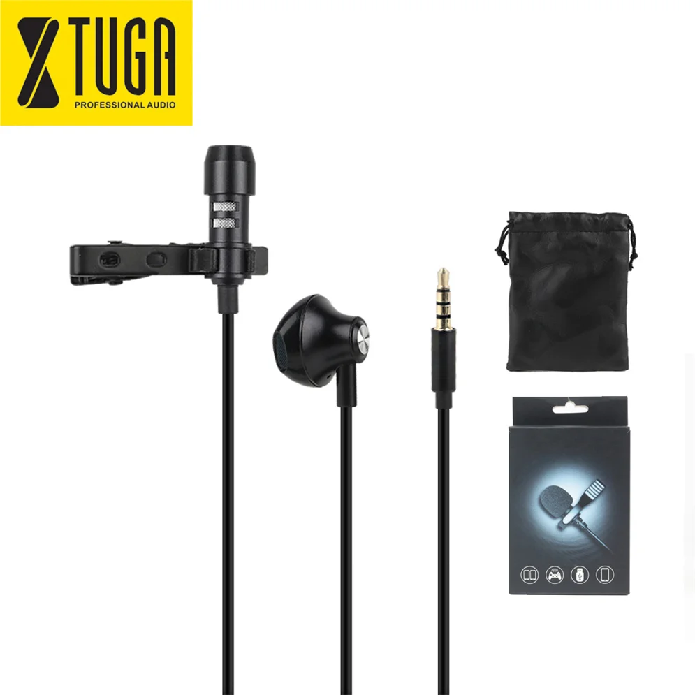 

Xtuga New Design Wired Mini Microphone, Black