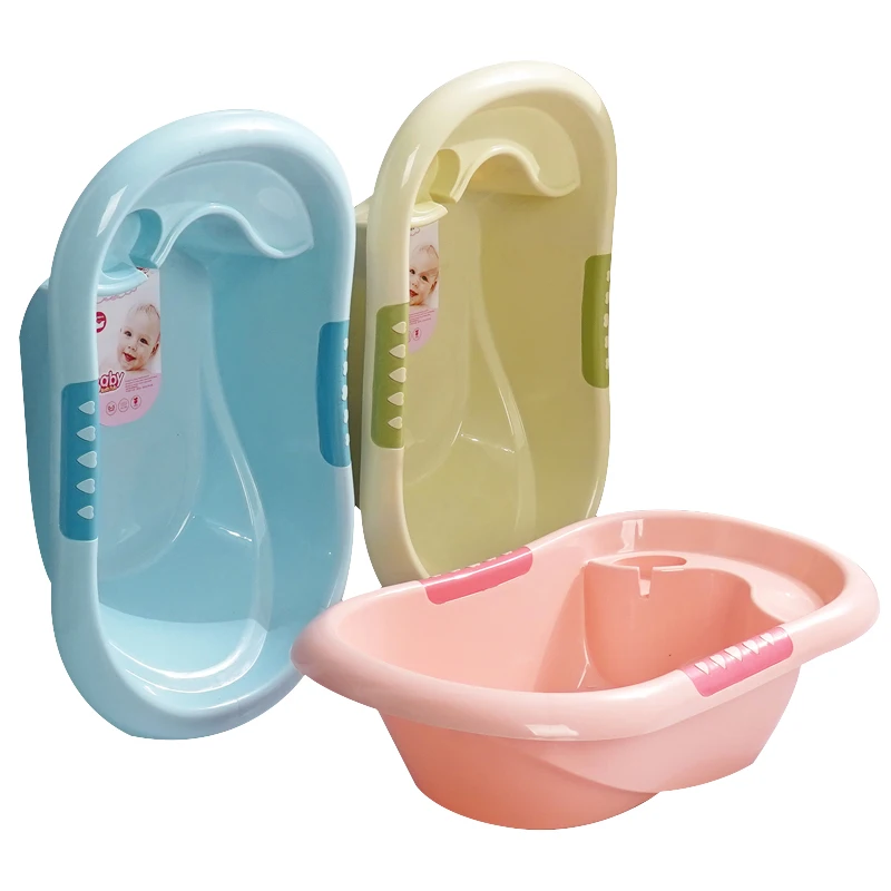 

China Manufacturer Attractive Price Kids Infant Children New Born Portable Bathtub Basin Tubs Baby Plastic Bath Tub For Baby, Blue,green,pink