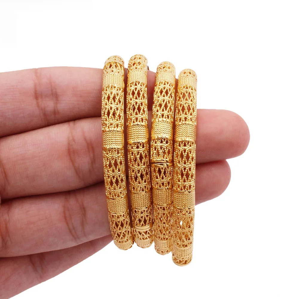 

Shangjie OEM pulsera de moda arab wedding bracelets jewelly hollow indian copper bracelets bangle hip hop gold plated bracelet