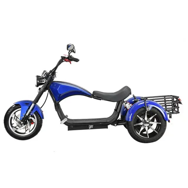 

Emark EEC COC European warehouse OEM motor bike 3 wheels fat tire elektrische scooter
