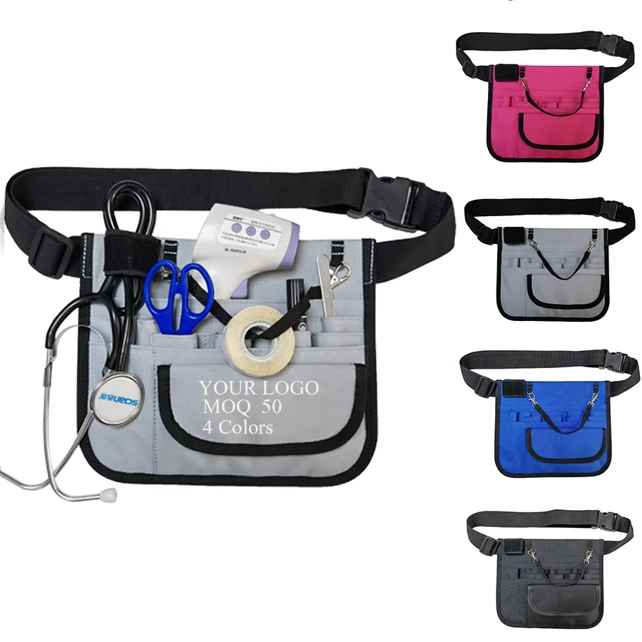 

Portable Nurses Belt Organizer Quick Pick Pocket Medical Fanny Pack Nurse Bags, Can be customized