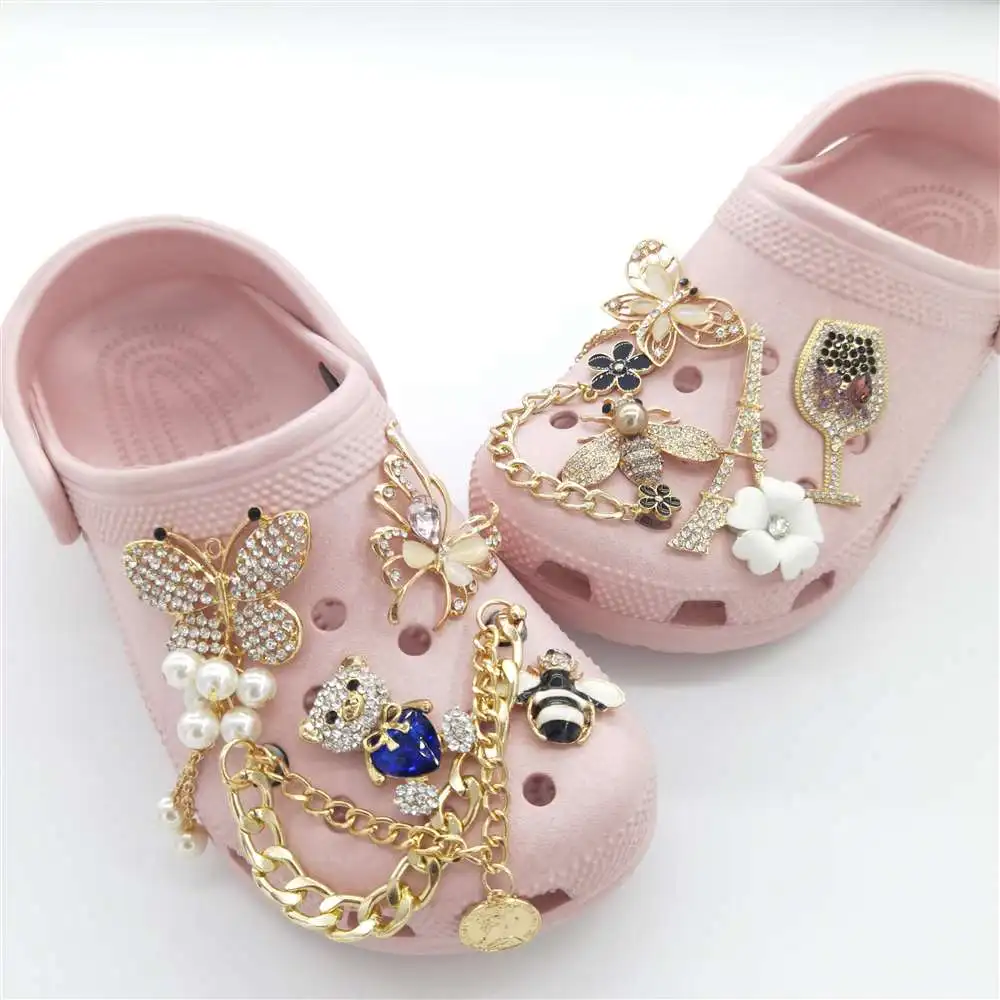 

Shoe Chains Shoes Amazon Top Sale Metal Shoe Charms Chains Decoration
