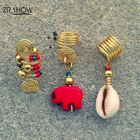 

New Design 3pcs/lot Cute Red Elephant Adjustable Hair Accessories Jewelry for Braids Twist Hair