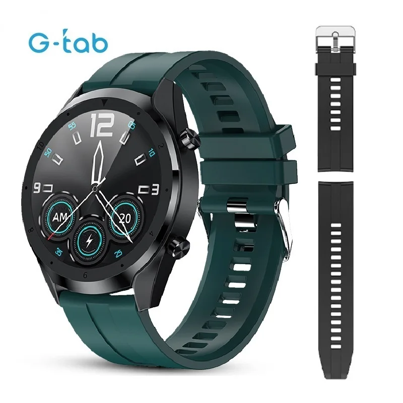 

G-Tab GT2 Round Smartwatch Ip67 Play Music BT 4.0 Phone Call Sport Fitness Tracker Smart Watch