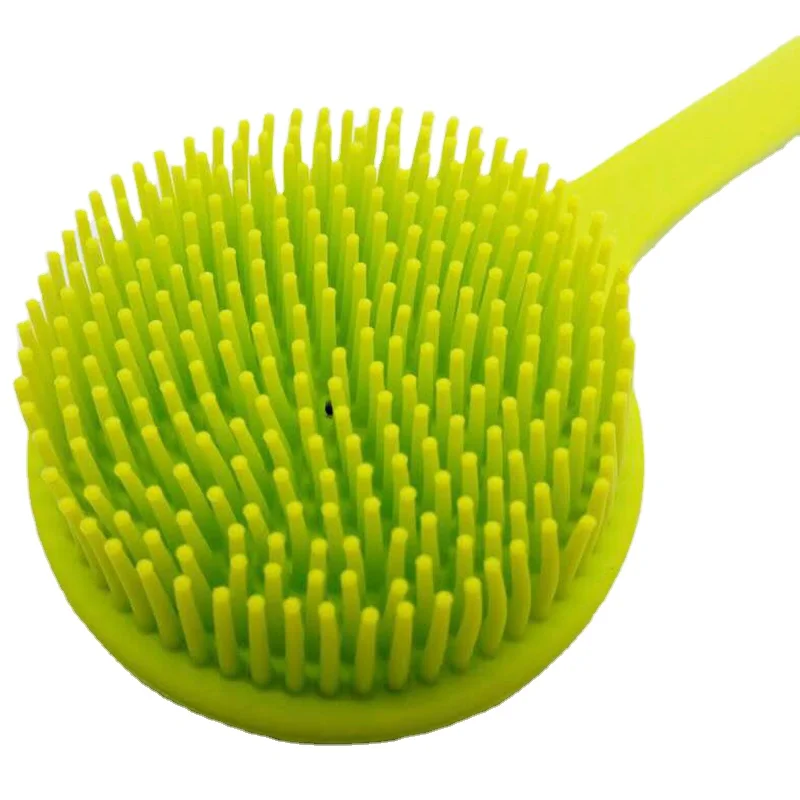 

8 Years Factory Supply 2019 Hot Selling High Quality Silicone long handled scrub brush bath, Customized