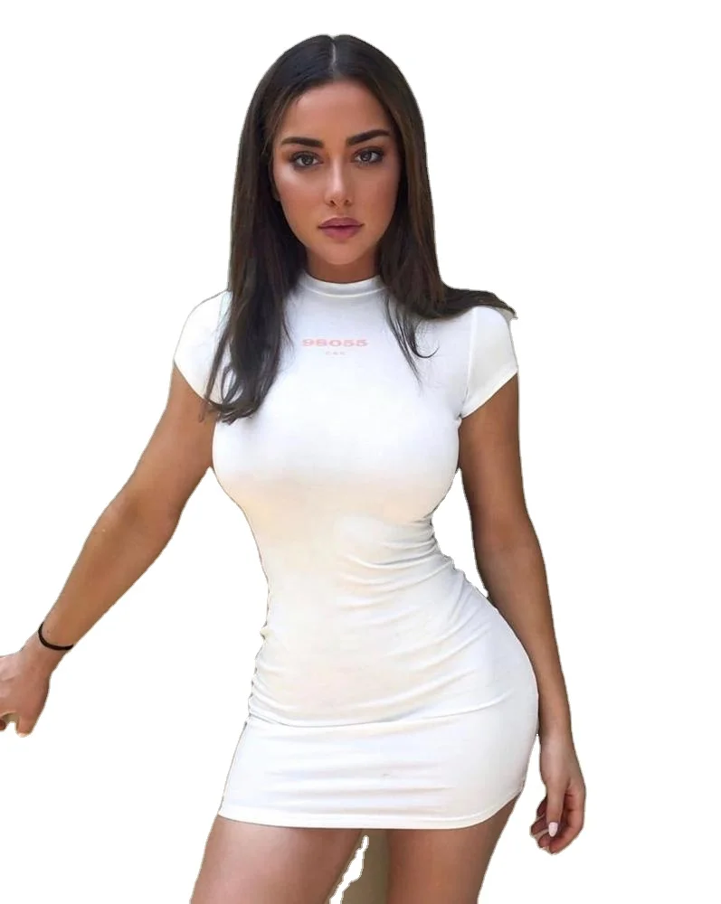 

summer new arrivals factory hot sale casual bamboo dress clothing from China manufacturer women black bodycon midi dress, All pantone color is accept