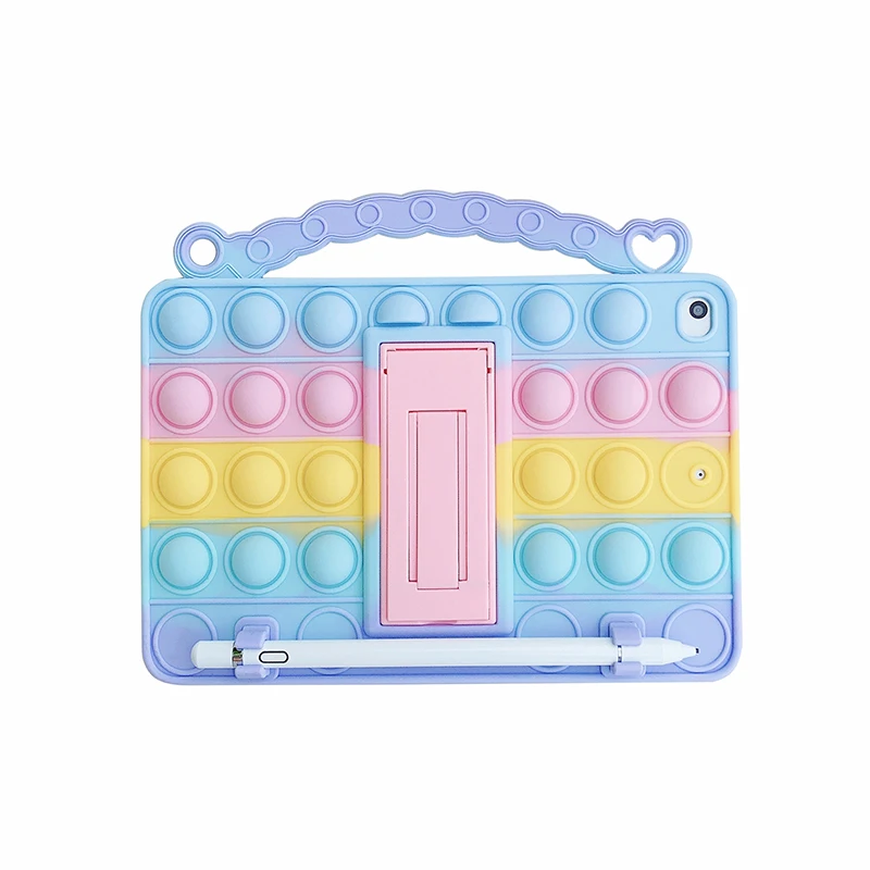 

Factory Custom Wholesale 2021 Shockproof Cute Air Colorful Ipaded Case, Rainbow multicolor