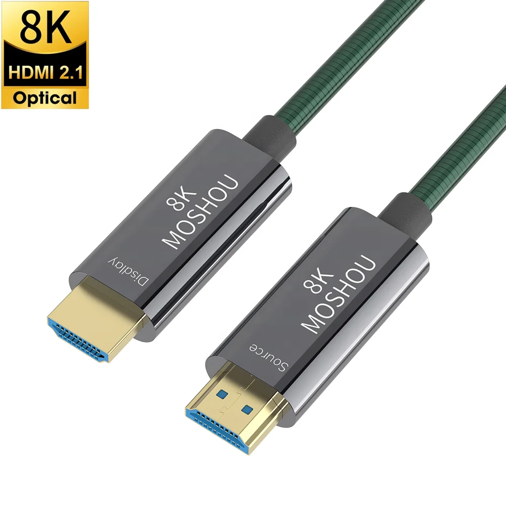 

6th Gen MOSHOU 8K HDMI 2.1 Optical Fiber Cable 48Gbps 8K@60Hz 4K@120Hz HDMI RTX 4080 4090 HDR eARC for Xbox PS5 Samsung QLED TV