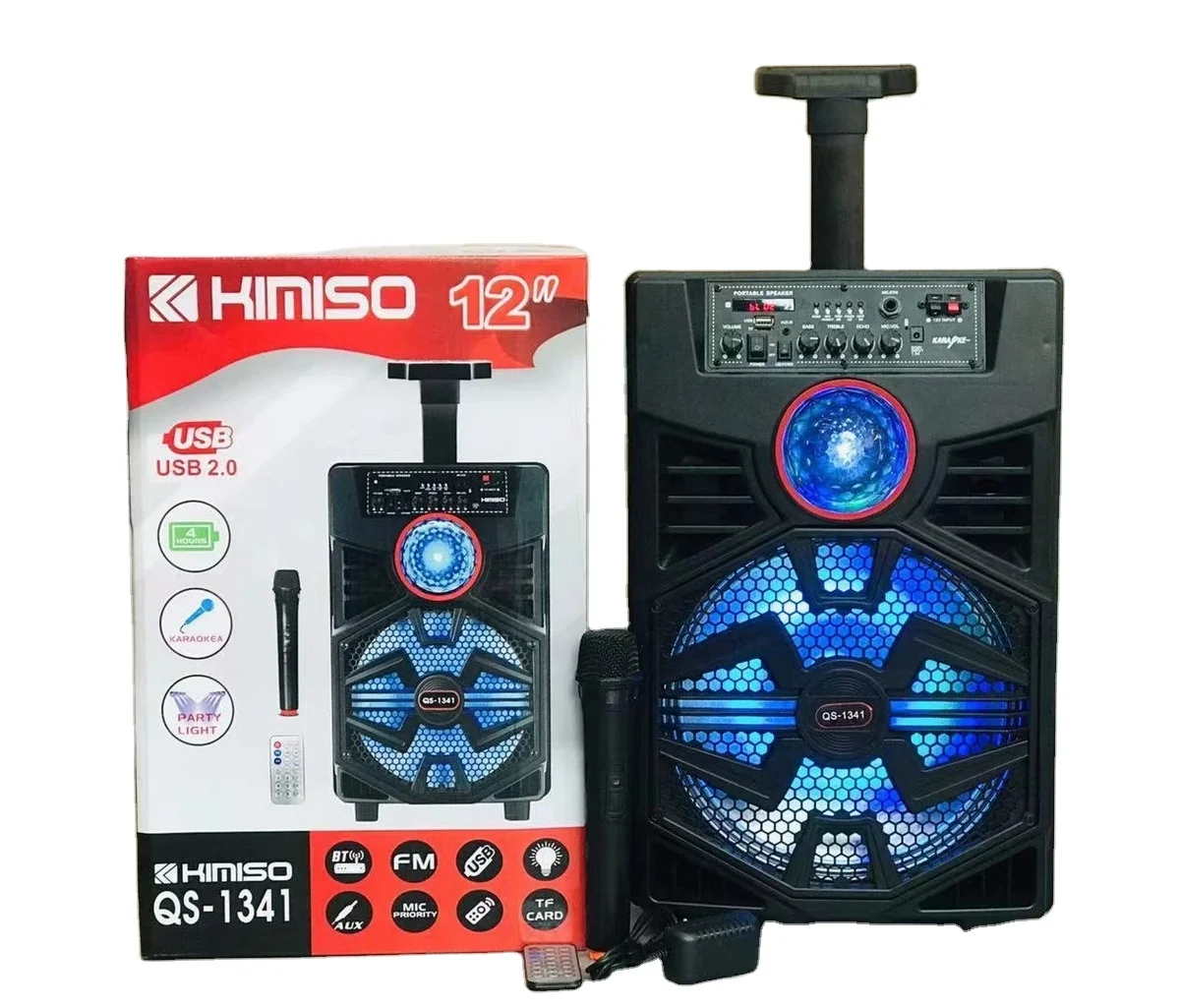 

QS-1341 New Amazon product high capacity speakers with Karaok system