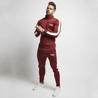 

Wholesale Streetwear Slim Fit Custom Logo Mens Vintage Tracksuit