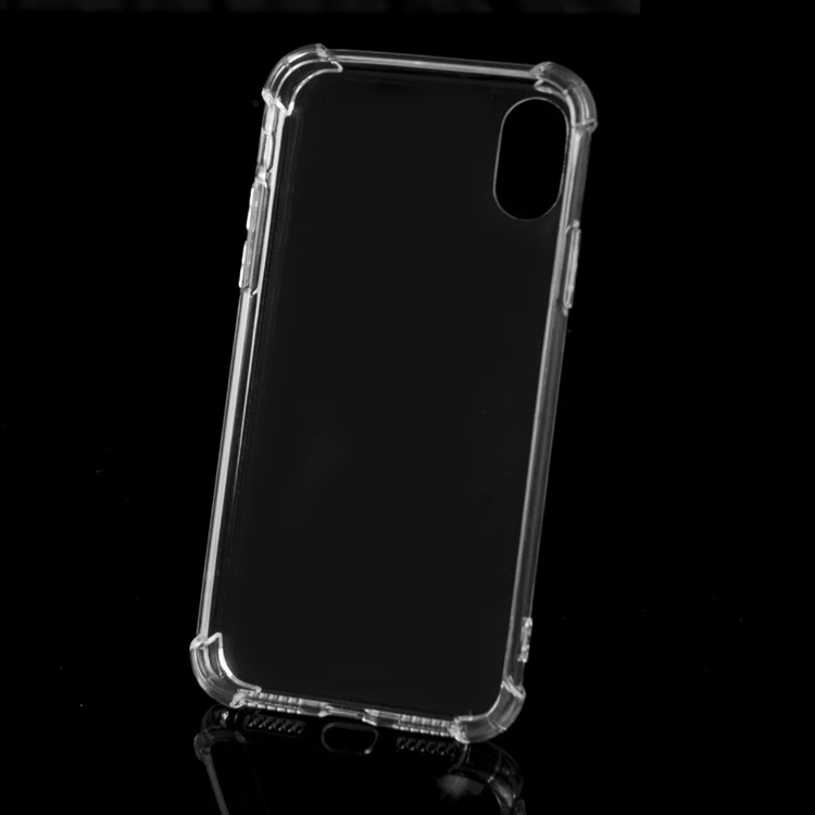 

Phone Case Universal Custom 1mm Airbag Shockproof Transparent TPU Mobile Phone Back Cover for Vivo Y85 V9 Z1I Y89 Z3X