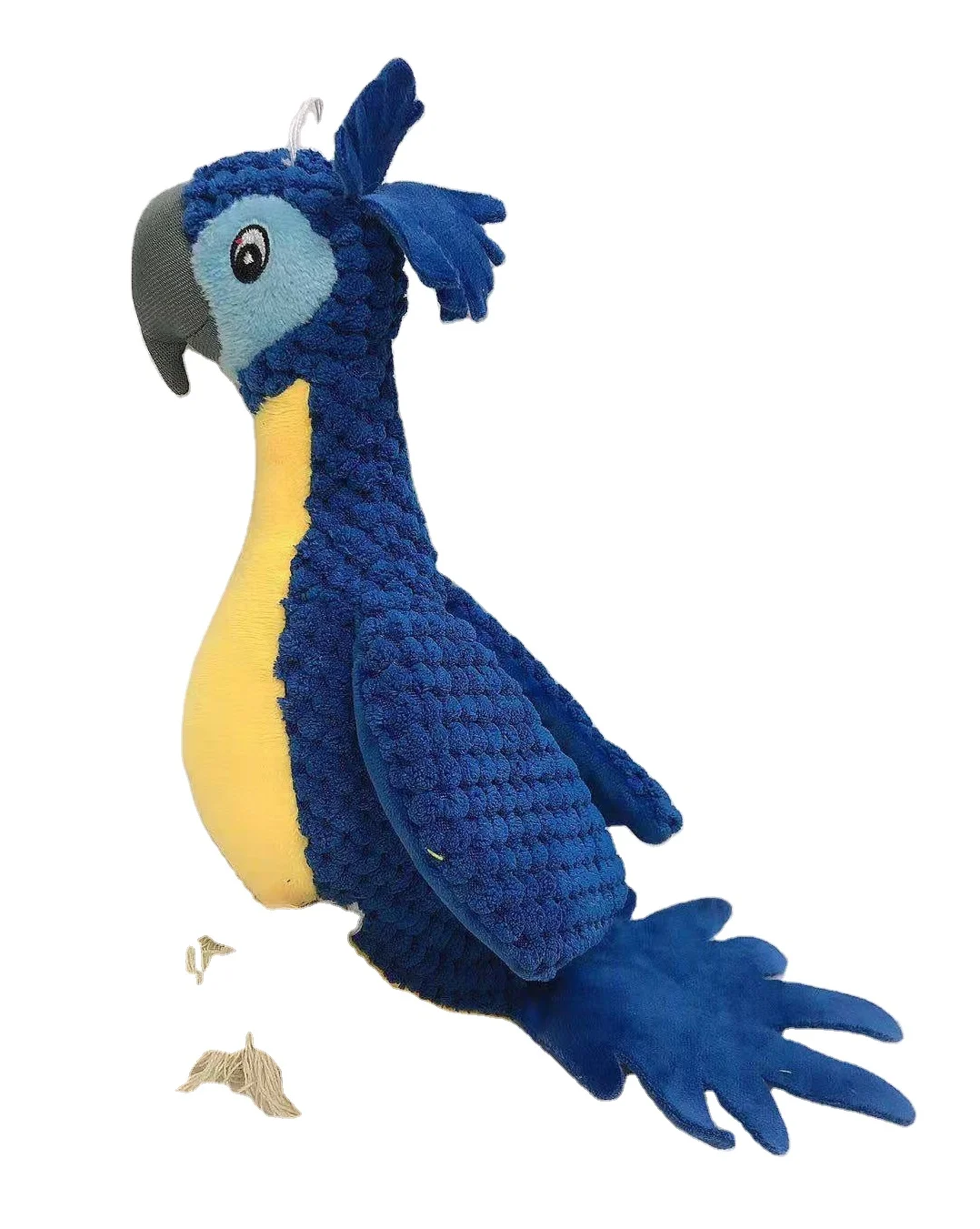 

New arrival Wholesale bite resistant Braided Squeaky sound Parrot Cotton Rope dog Chew Toys teeth cleaning grind molar