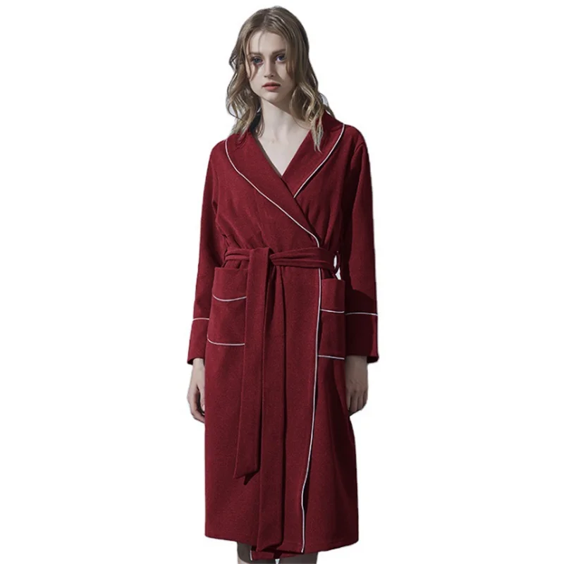 

Fashion Full Length Robe Winter Warm Long Sleeve Pajamas for Women