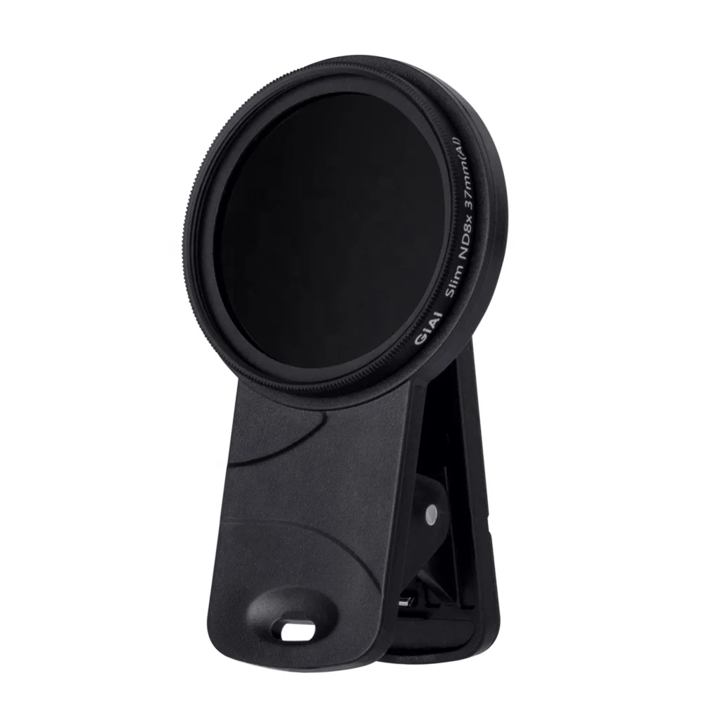 

GiAi 37mm Phone ND filter with clamp Neutral density filter for mobile phone
