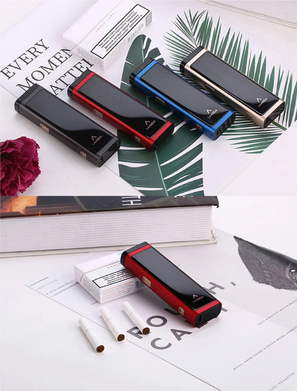 t3日本和韩国lambda热烟草不烧装置新盒装mod电子烟装置1500mah