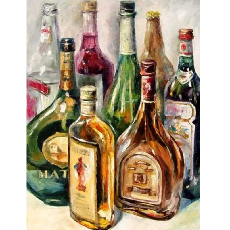 

Still Life Full Drill Diamond Painting Red Wine Diy Diamond Art Painting By Numbers Embroidery Home Decor Cross Stitch Kit