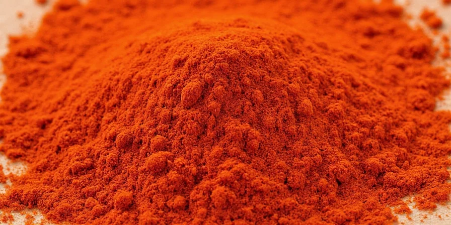 Spice rack with paprika stored away from sunlight