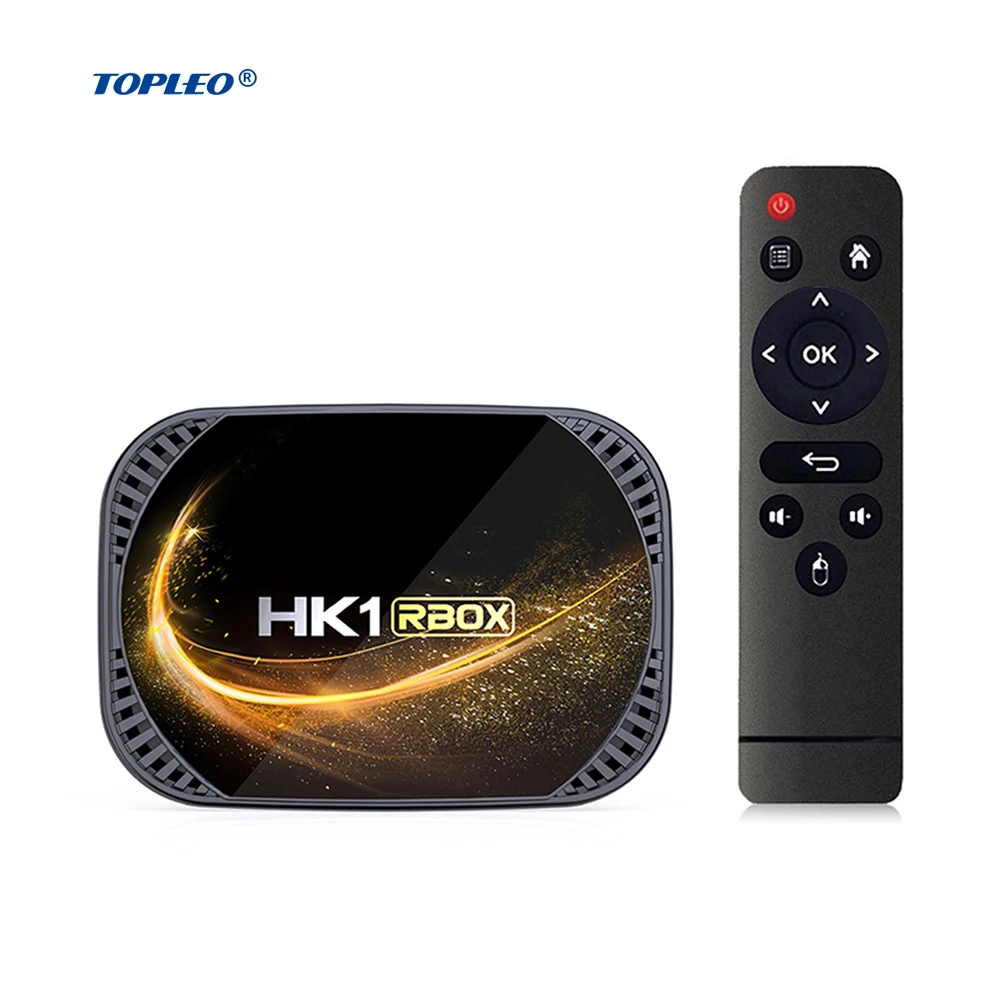 

Topleo HK1 RBOX X4S s905x4 8K 4K BT 4.1 tv smart box 4gb 32gb android tv box cheap