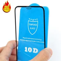 

Factory Price 2019 Full glue 9H 10D Screen Protector Mobile Phone Tempered Glass for iPhone 6 7 8 plus xs xr xs max