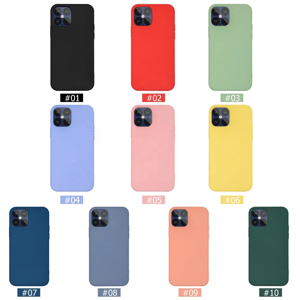 

Good products Official Cheap mini mobile phone eco friendly silicone Case cover For iPhone 6s 7 8 plus X Xs Xr 11 12 pro max, Multi. (black , pink , white , green ,blue etc .)