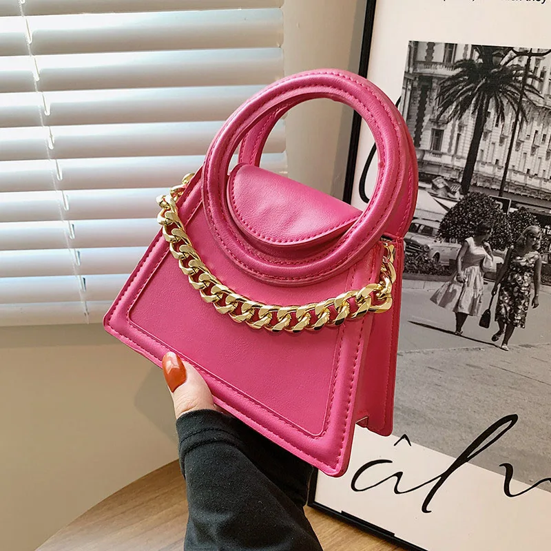 

2022 Pu leather mini purse and handbag fashion chain small ladies hand bags shoulder crossbody bag for women, 4colors