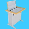 2019 new school computer desk metal flip smart computer desk hidden safe