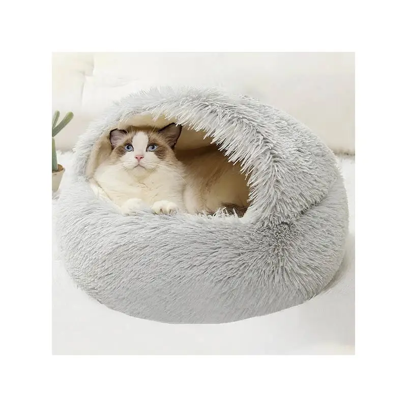 

China Factory Wholesale Warm Comfortable Gray Pink Shell Shape Relaxing For Dogs High Quality Dog Bed 2022 Cama Para Gato, Pink,grey,green,brwon;customized color