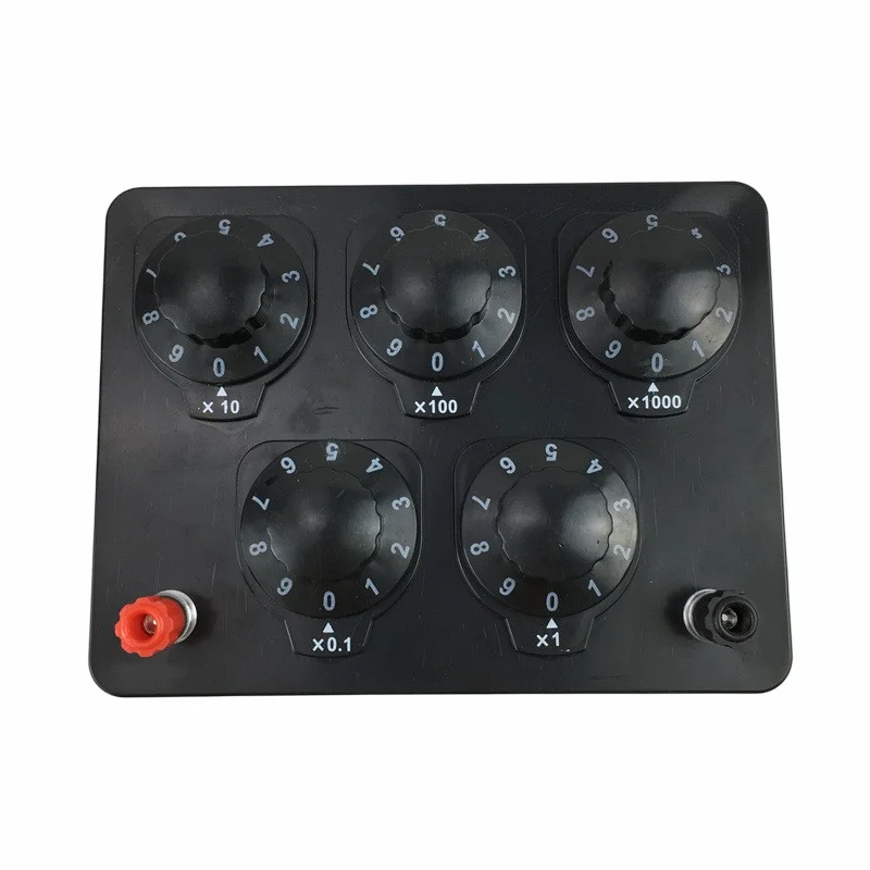0-9999.9 Ohm Variable Resistance Box Decade Resistor Demonstration Device for Physical School Teaching Experimental Equipment