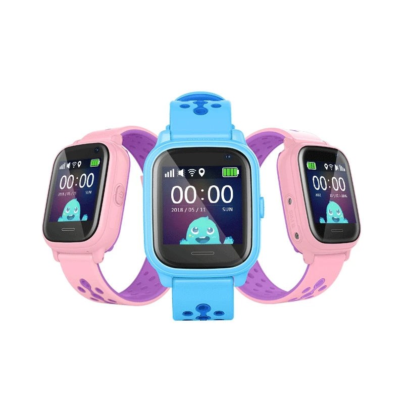 

GPS Tracking Watch GPS Child Locator Smart Watch GPS Navigation Fitness Tracker 2020 KT04 Waterproof WIFI Color 1 Years IP67 IPS