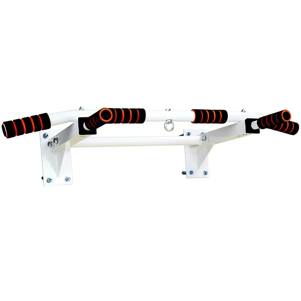 

Factory Price Gym Machine Door Pull Up Bar, Black and white