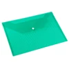 waterproof document file clear a4 pvc plastic bag with snap button