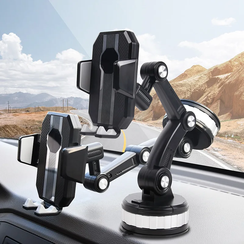 

2022 New Central Control Support Horizontal Navigation Vehicle Mounted Dashboard Stand Suction Cup Car Phone Holder