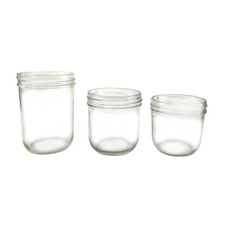 

Custom 300ml 10oz Round Transparent Jam Glass Mason Jar For Food Storage, Clear transparent