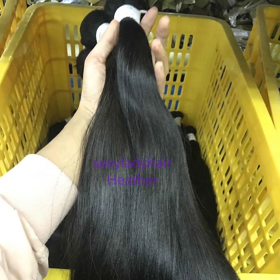 

Wholesale Best Grade Cuticle Aligned Vendors Raw Virgin Brazilian hair bundles 40 inch Human Hair, Indian human hair extension, Natural colors