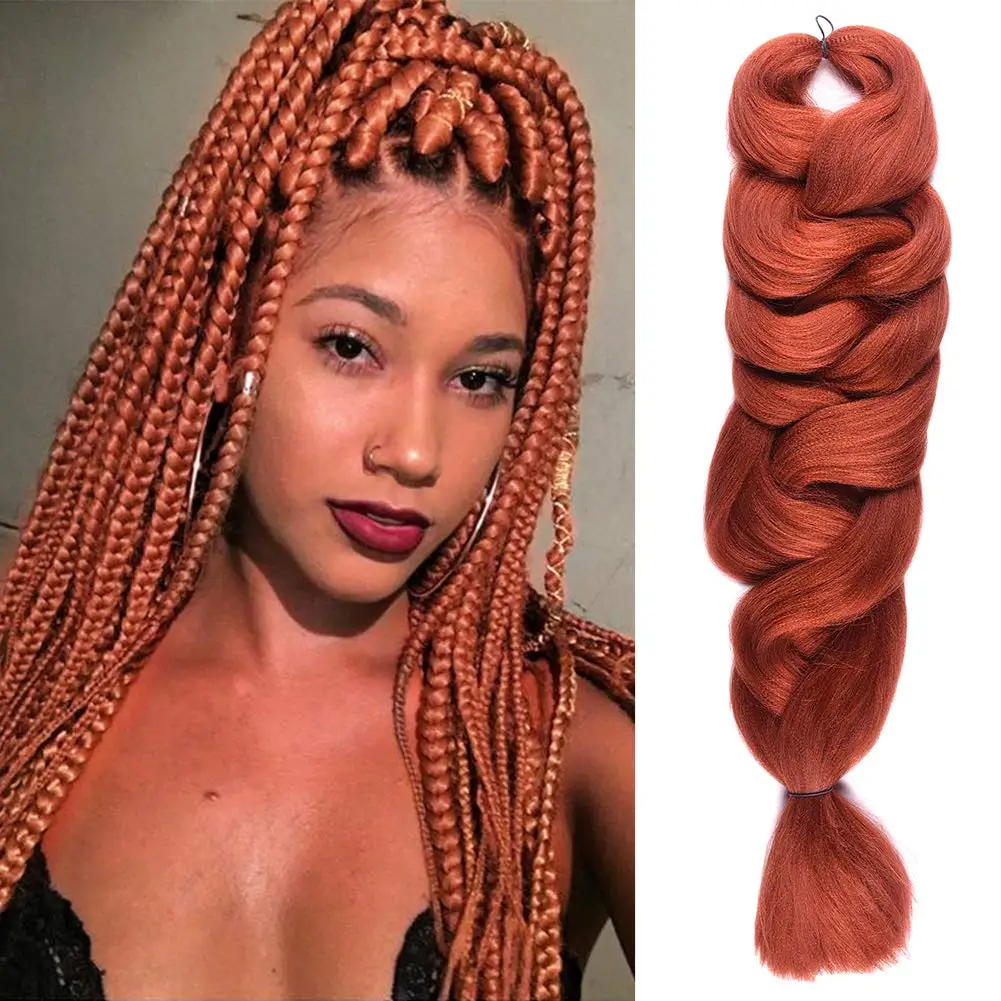165g 82inch Two Tone Colored X Pression Hair Extensions Hair Weave