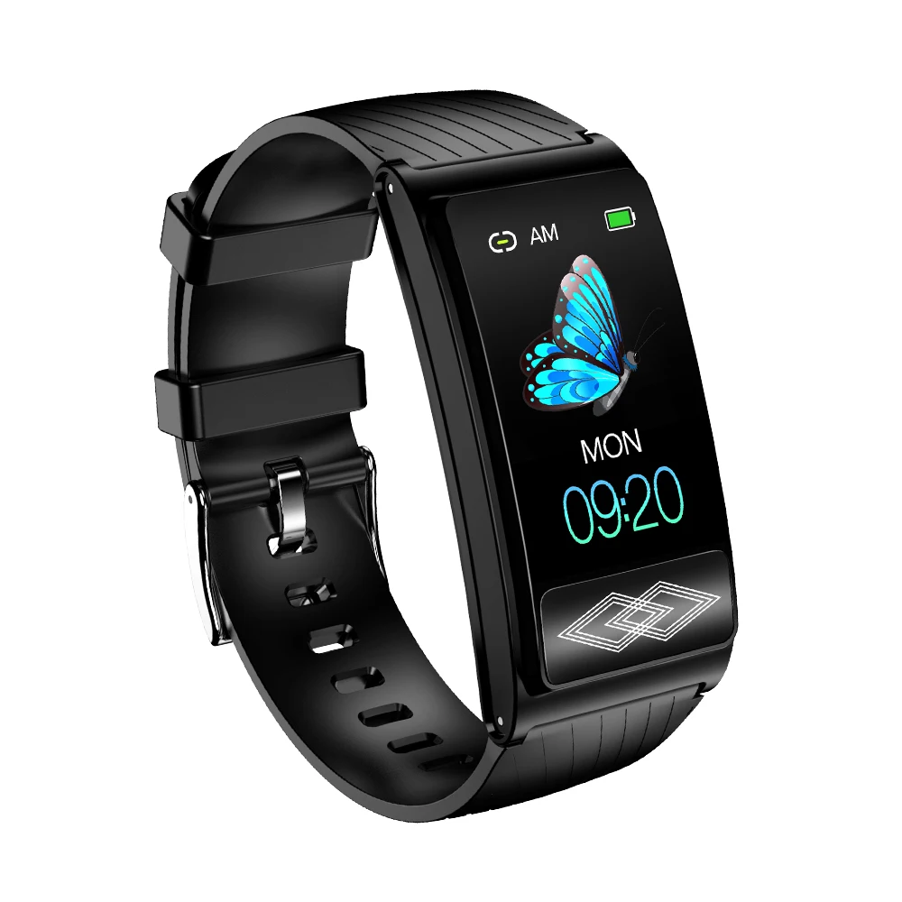 

Amazon hot sale 24-hour real-time ECG and HRV monitoring ip68 waterproof m4 smart watch band P10