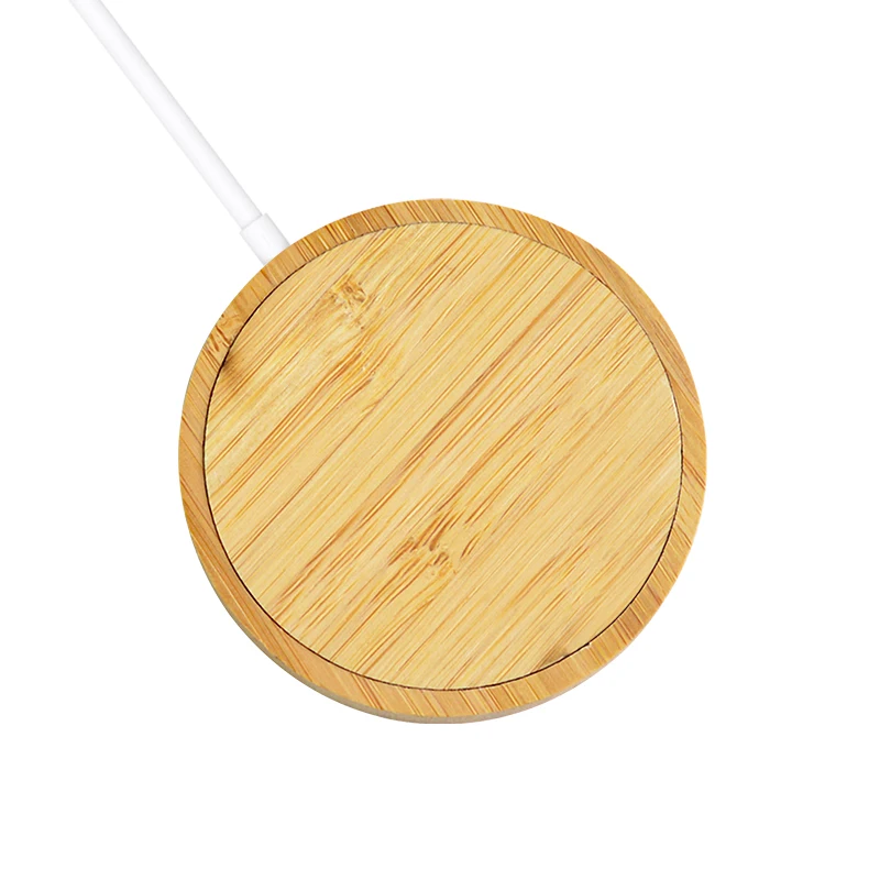 

Small Portable Magnetic 10W Wireless Charger Eco Friendly Wheat Straw Wireless Charger PLA wireless power bank, Cork